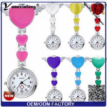 Yxl-283 simple diseño moda enfermera relojes personalizados promocionales regalos de silicona reloj digital enfermera reloj de bolsillo de cuarzo